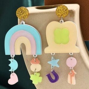 Lucky Charms Marshmallow Dangle Earrings